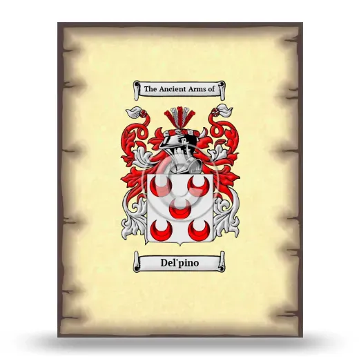 Del'pino Coat of Arms Print