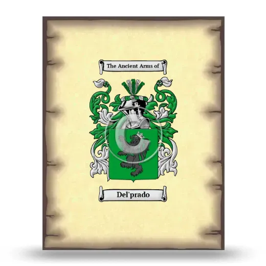 Del'prado Coat of Arms Print