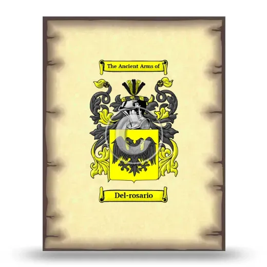 Del-rosario Coat of Arms Print