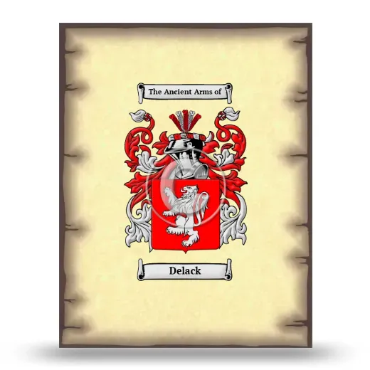Delack Coat of Arms Print