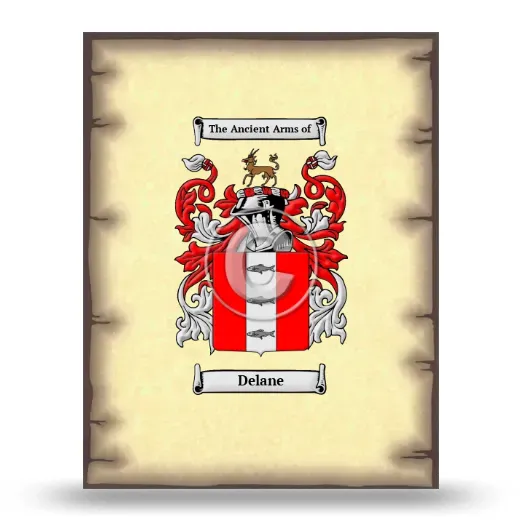 Delane Coat of Arms Print