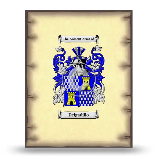 Delgadillo Coat of Arms Print