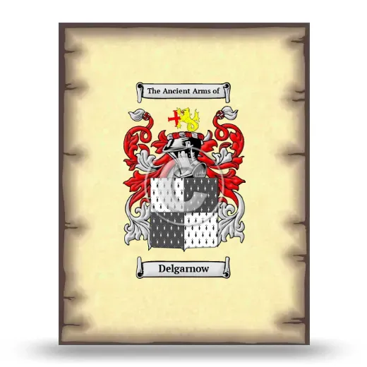 Delgarnow Coat of Arms Print