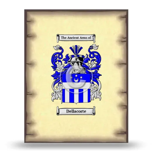 Dellacorte Coat of Arms Print
