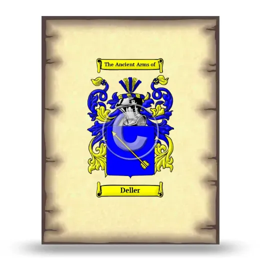Deller Coat of Arms Print