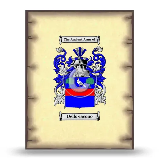 Dello-iacono Coat of Arms Print