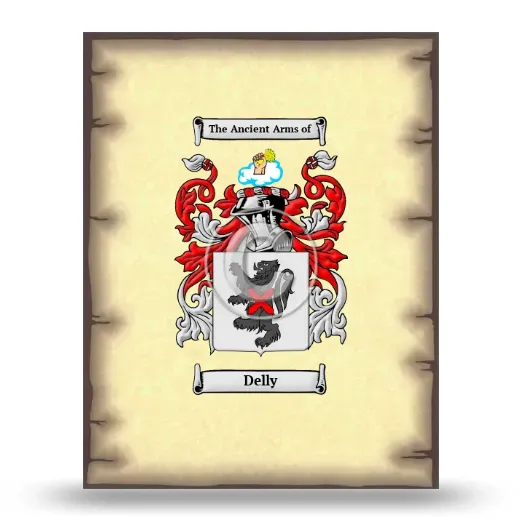 Delly Coat of Arms Print