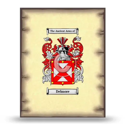Delmore Coat of Arms Print
