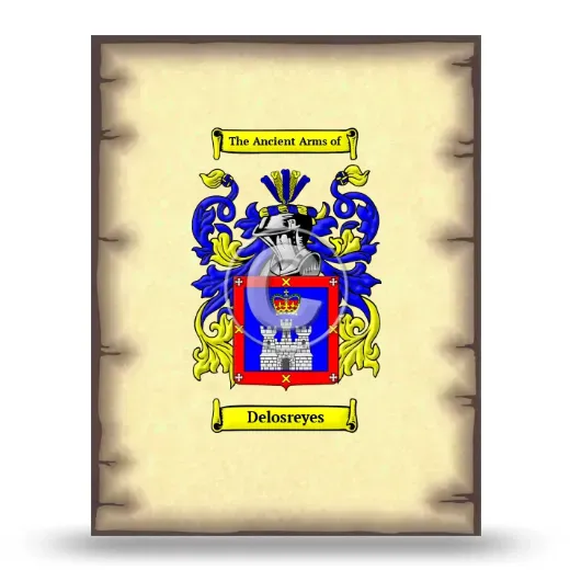 Delosreyes Coat of Arms Print