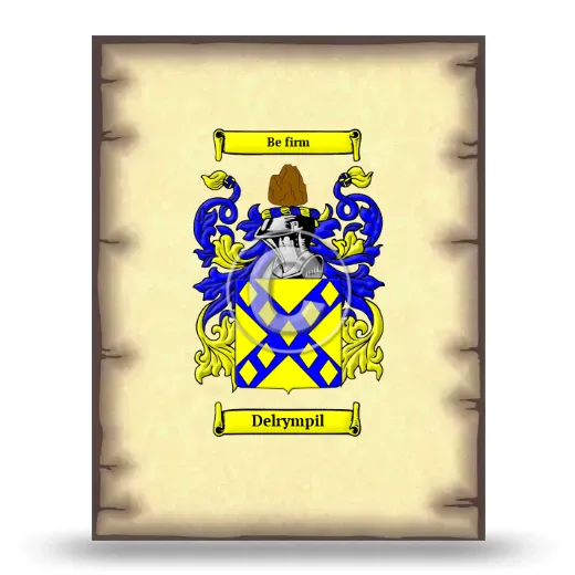 Delrympil Coat of Arms Print