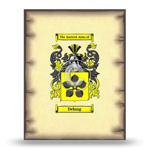 Delung Coat of Arms Print