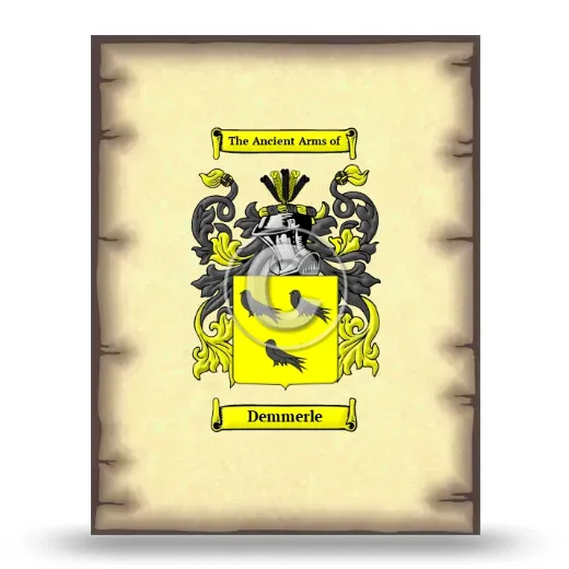 Demmerle Coat of Arms Print