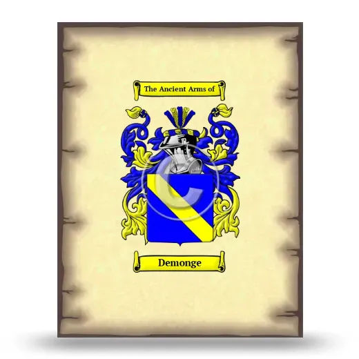 Demonge Coat of Arms Print