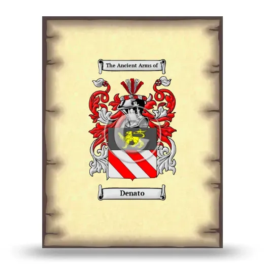 Denato Coat of Arms Print