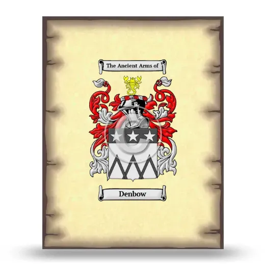 Denbow Coat of Arms Print