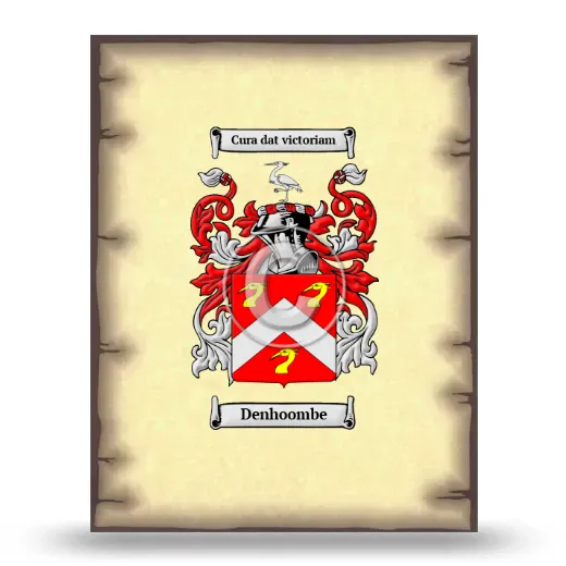 Denhoombe Coat of Arms Print