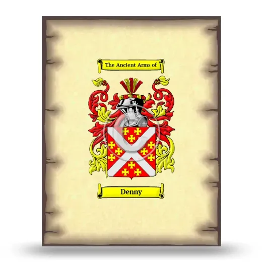 Denny Coat of Arms Print