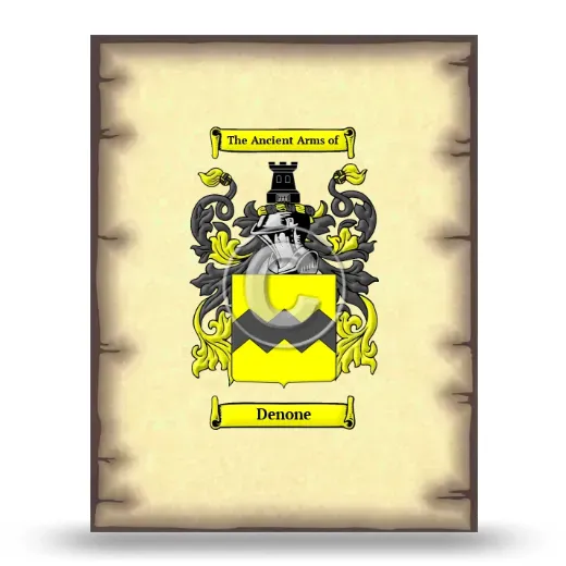 Denone Coat of Arms Print