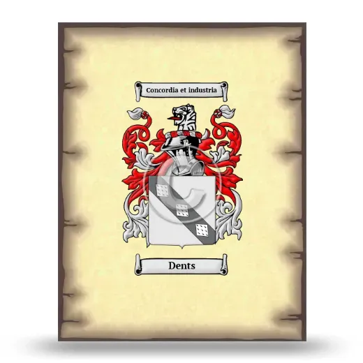 Dents Coat of Arms Print
