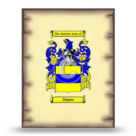 Depau Coat of Arms Print