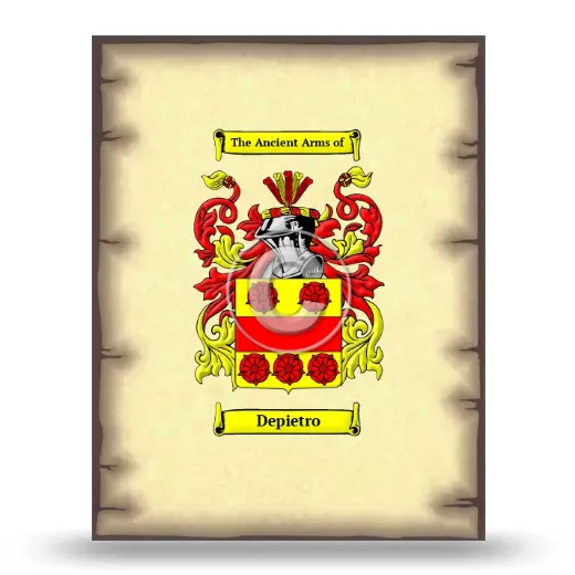 Depietro Coat of Arms Print