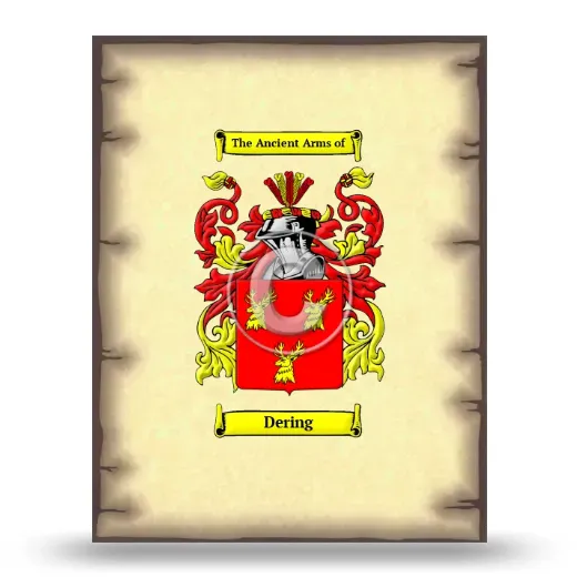 Dering Coat of Arms Print