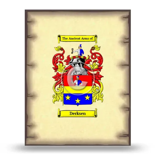Derksen Coat of Arms Print
