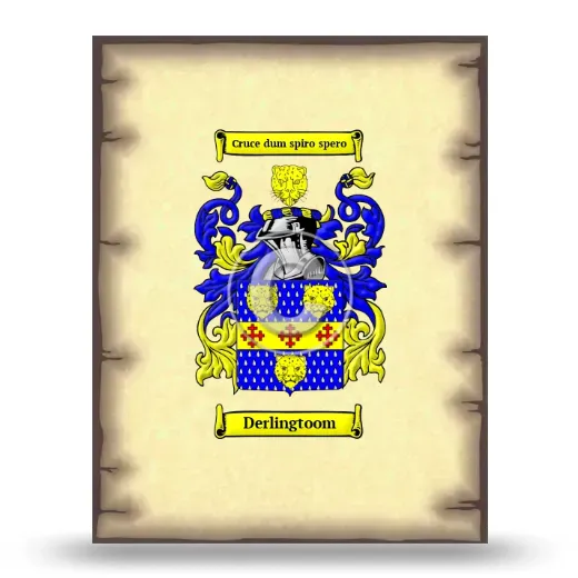 Derlingtoom Coat of Arms Print