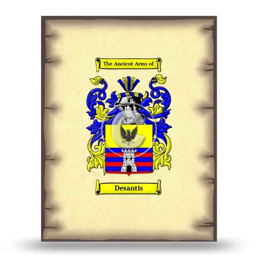 Desantis Coat of Arms Print