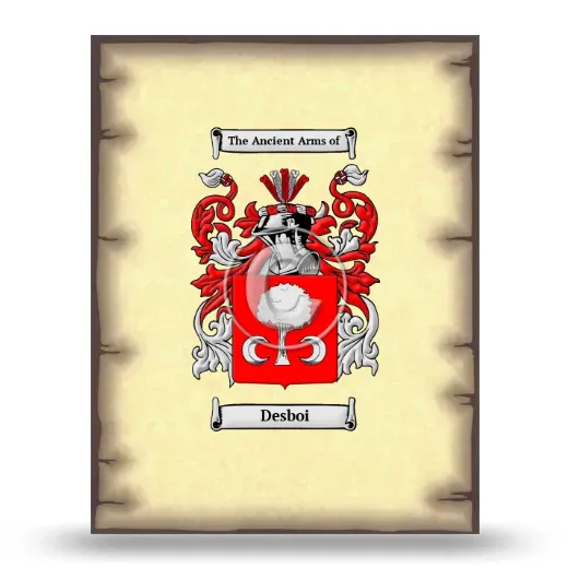 Desboi Coat of Arms Print