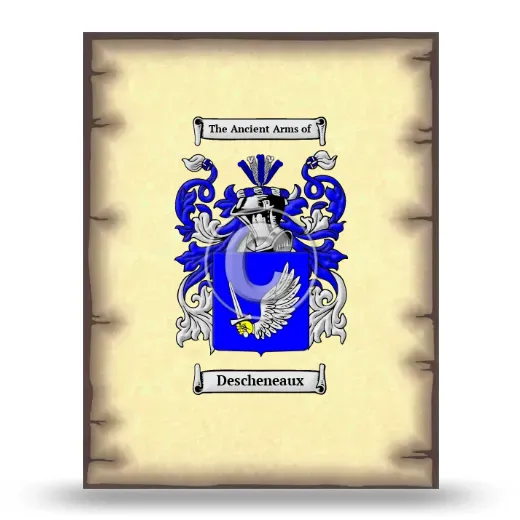 Descheneaux Coat of Arms Print