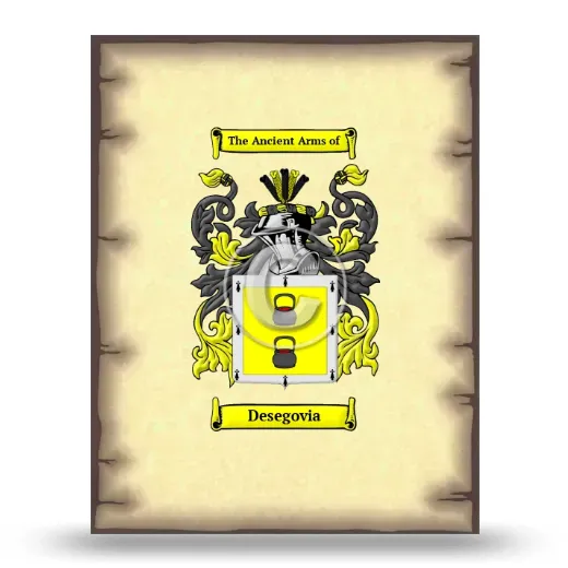 Desegovia Coat of Arms Print
