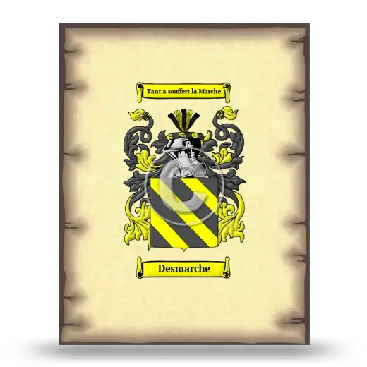 Desmarche Coat of Arms Print