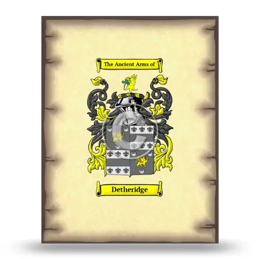 Detheridge Coat of Arms Print