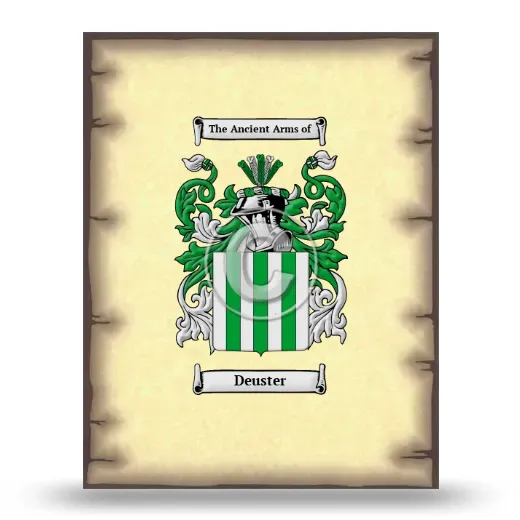 Deuster Coat of Arms Print