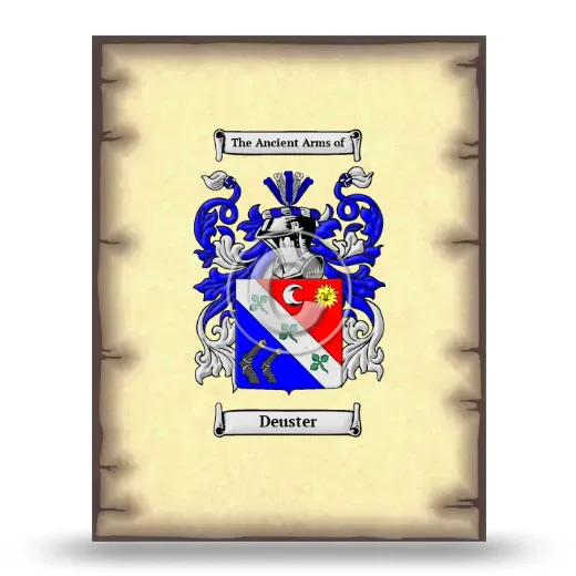 Deuster Coat of Arms Print
