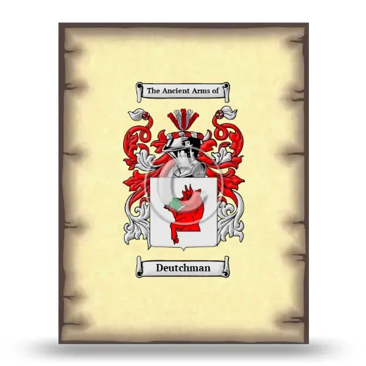 Deutchman Coat of Arms Print