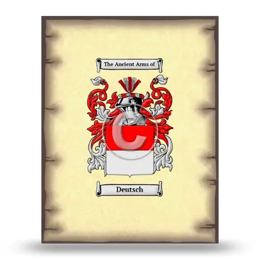 Deutsch Coat of Arms Print
