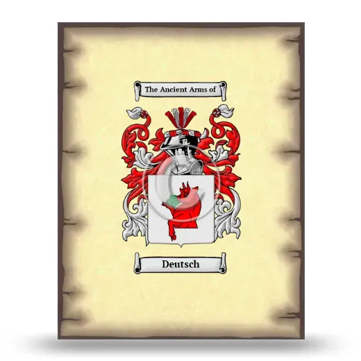 Deutsch Coat of Arms Print