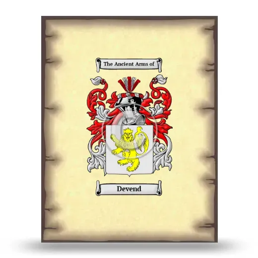 Devend Coat of Arms Print