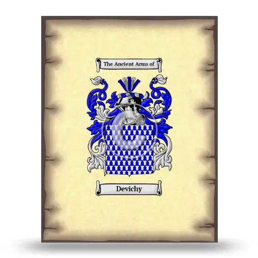 Devichy Coat of Arms Print
