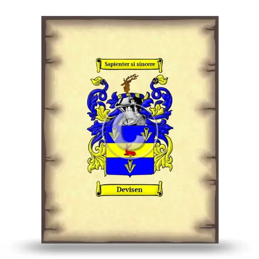 Devisen Coat of Arms Print