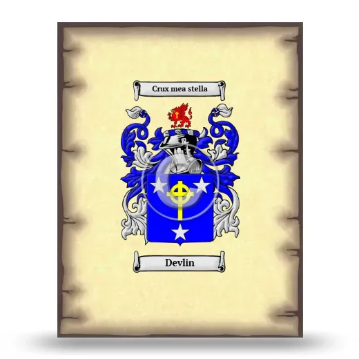 Devlin Coat of Arms Print