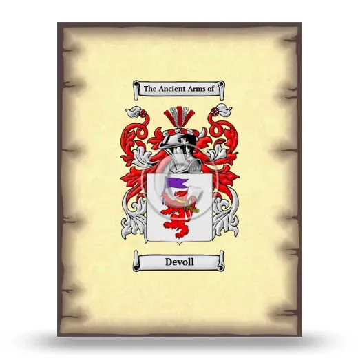 Devoll Coat of Arms Print