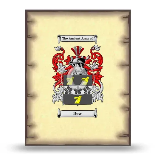 Dew Coat of Arms Print