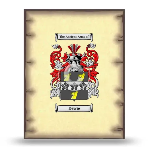 Dewie Coat of Arms Print