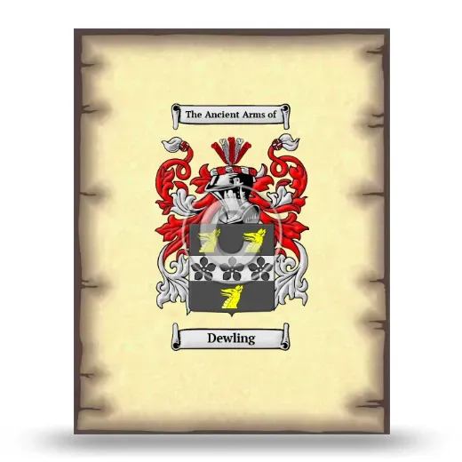 Dewling Coat of Arms Print