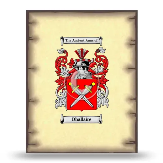 Dhallaire Coat of Arms Print