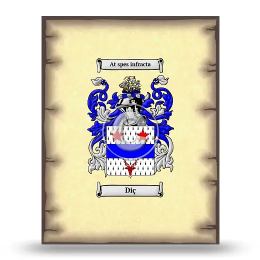 Diç Coat of Arms Print