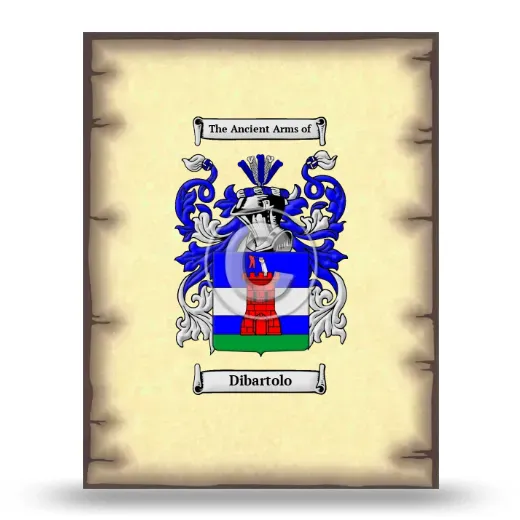 Dibartolo Coat of Arms Print